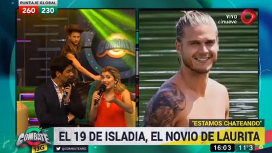 Qué pasa entre Laurita Fernández y el 19 de Islandia: Estamos chateando