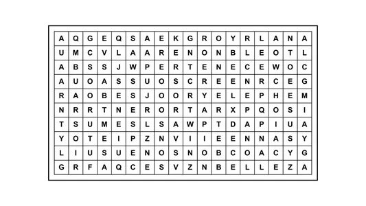 Encontrá la frase escondida: el reto de la sopa de letras con 12 palabras ocultas