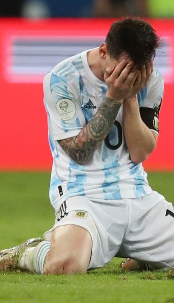 El momento en que Argentina se consagró campeona de la Copa América