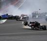 Impactante accidente en la Fórmula 1: el escalofriante video del chino Zhou en el GP de Gran Bretaña