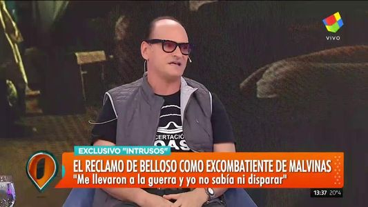 Fuerte historia de Carlos Belloso como ex combatiente de Malvinas: No volví a ser la misma persona