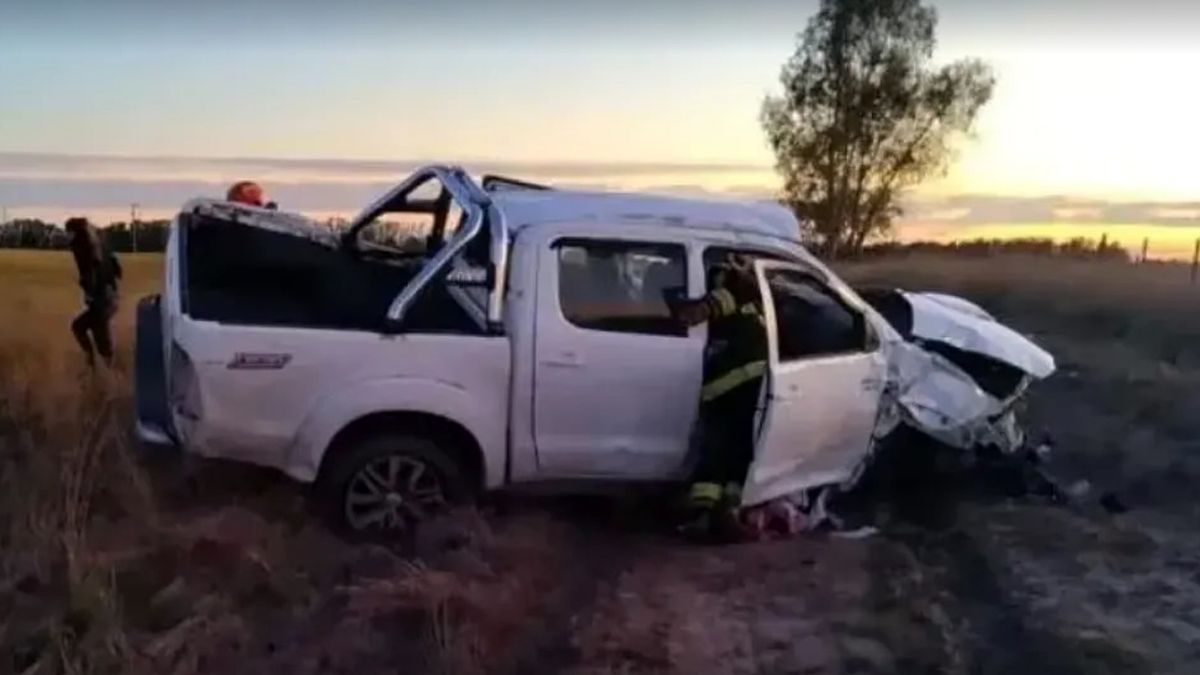 Murió una beba de 6 meses en un vuelco de una camioneta en Villarino