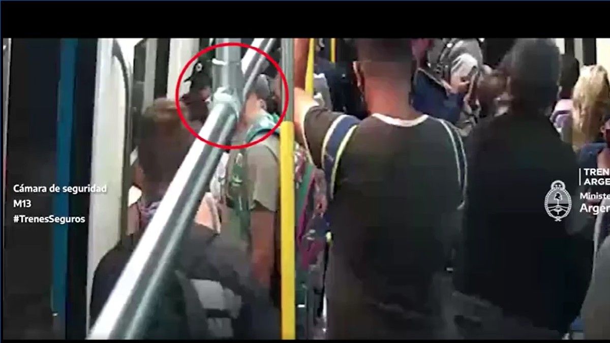 Inseguridad y robo en el Tren Sarmiento.&nbsp;