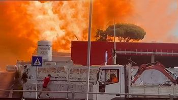 Tremendo video: explotó una estación de servicio y provocó heridos y una enorme bola de fuego