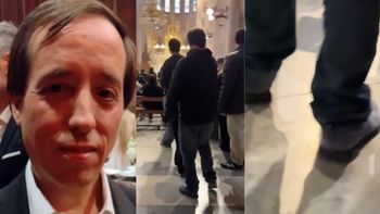 Grabaron a Marcelo Porcel en la Basílica de Luján: denunciaron que aún no le colocaron la tobillera electrónica