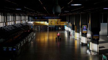 Un Aeropuerto de Guarulhos vacío por la pandemia de coronavirus.&nbsp;