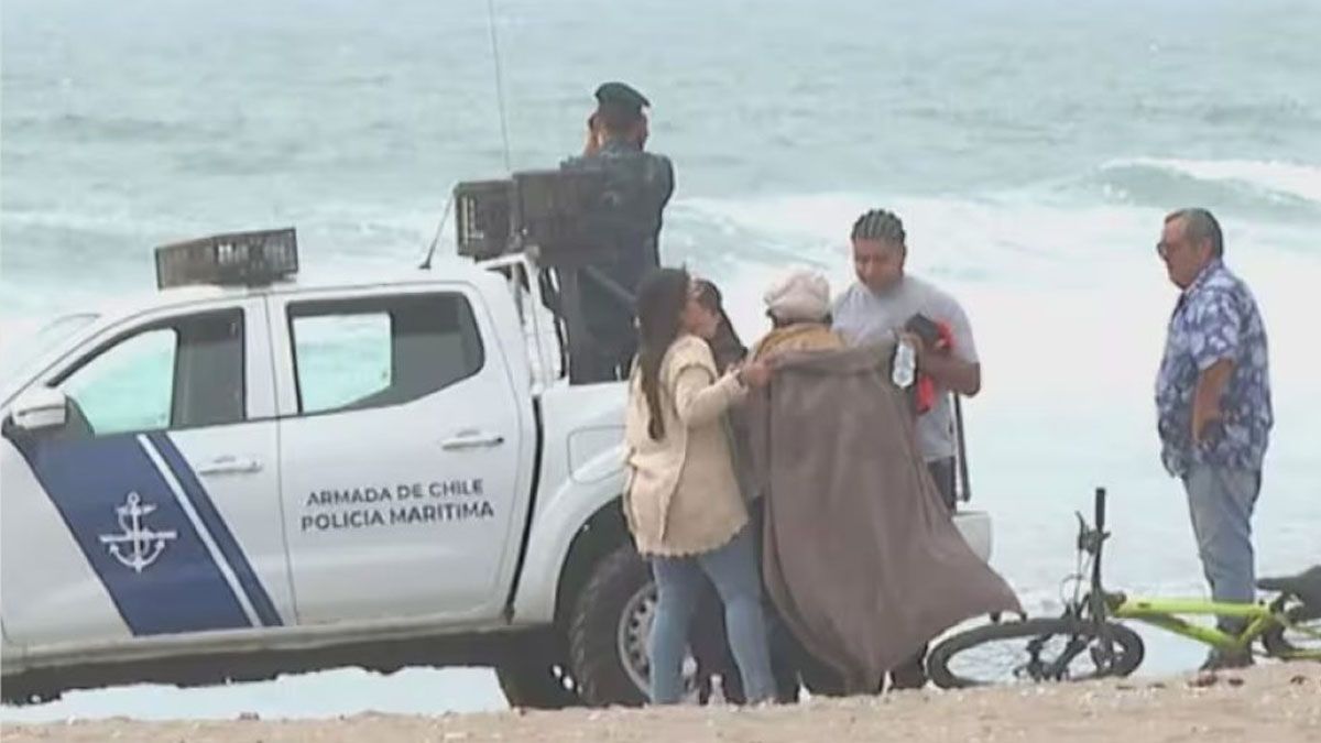 La policía marítima de Chile, encargada de la búsqueda del joven sanjuanino. (foto: Gentileza La tercera)