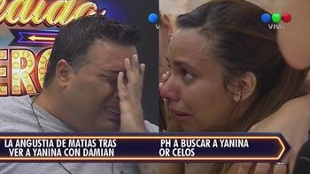 Matías se enloqueció de celos por Yanina y fueron descalificados