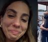 Cinthia Fernández apareció de imprevisto en el viaje de egresados de sus hijas y la aniquilaron: Pasaste...