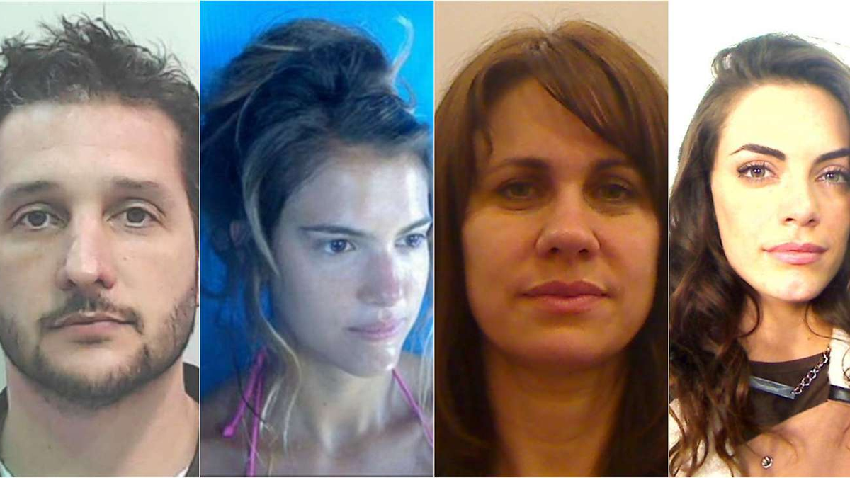 Germán Paoloski, Mery Del Cerro, Nancy Dupláa y Emilia Attias.