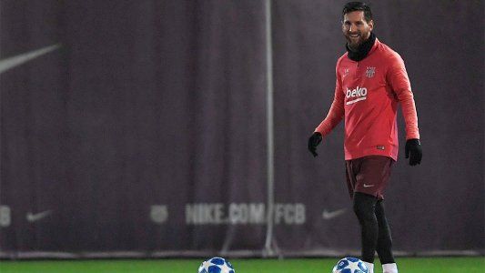 Sorpresa: Messi va al banco en el partido entre el Barcelona y el Tottenham