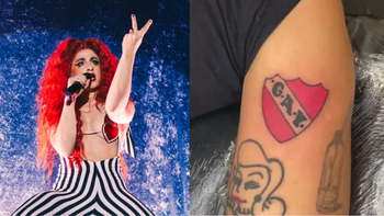 Se tatuó por error el escudo de Independiente con las siglas G.A.Y. y recibió amenazas: Es lo más estúpido que hice