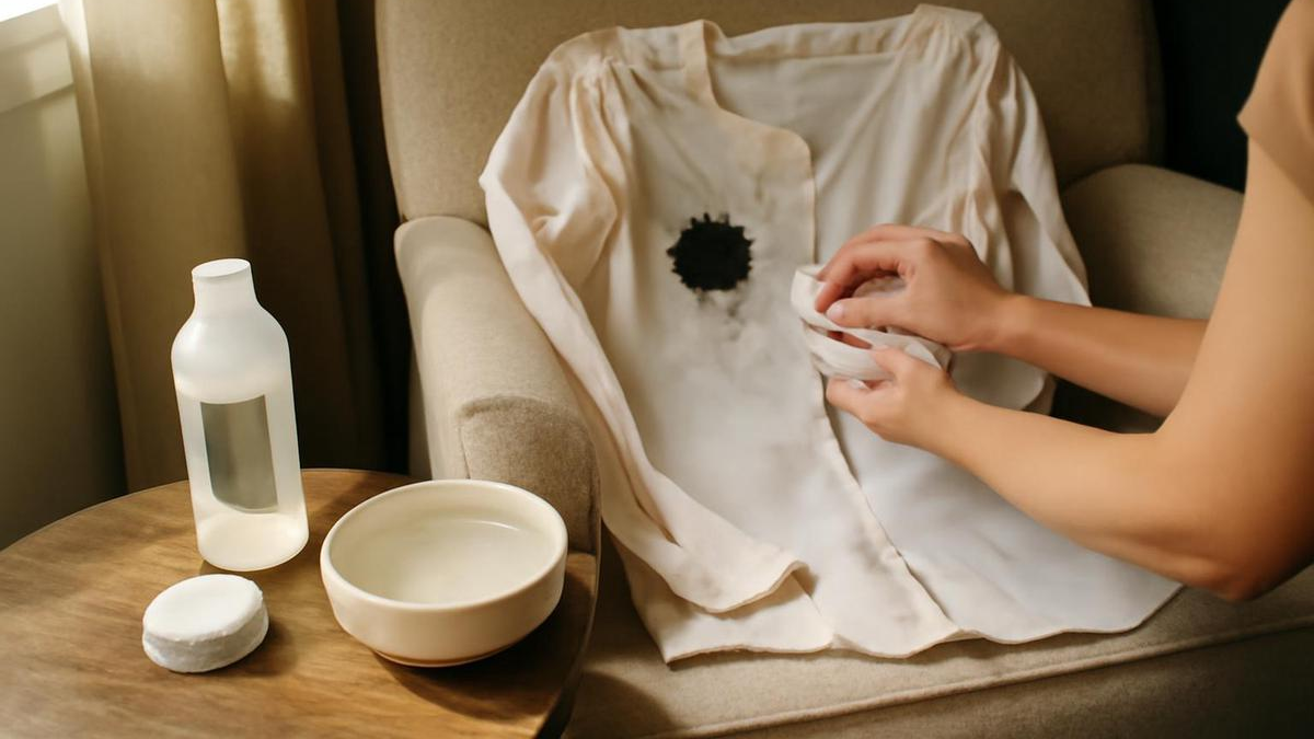 El truco casero con leche para sacar las manchas de tinta de la ropa