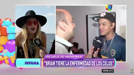 Marian Farjat y Brian Lanzelotta: video, celos y una nueva pelea