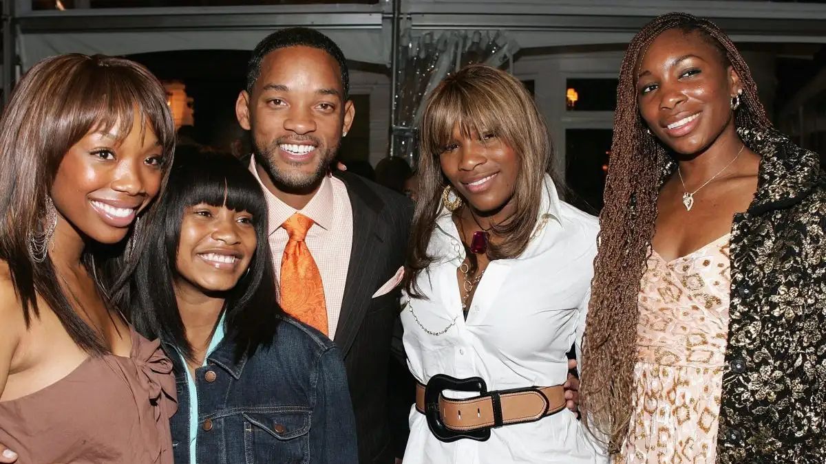 Will Smith con la familia Williams.