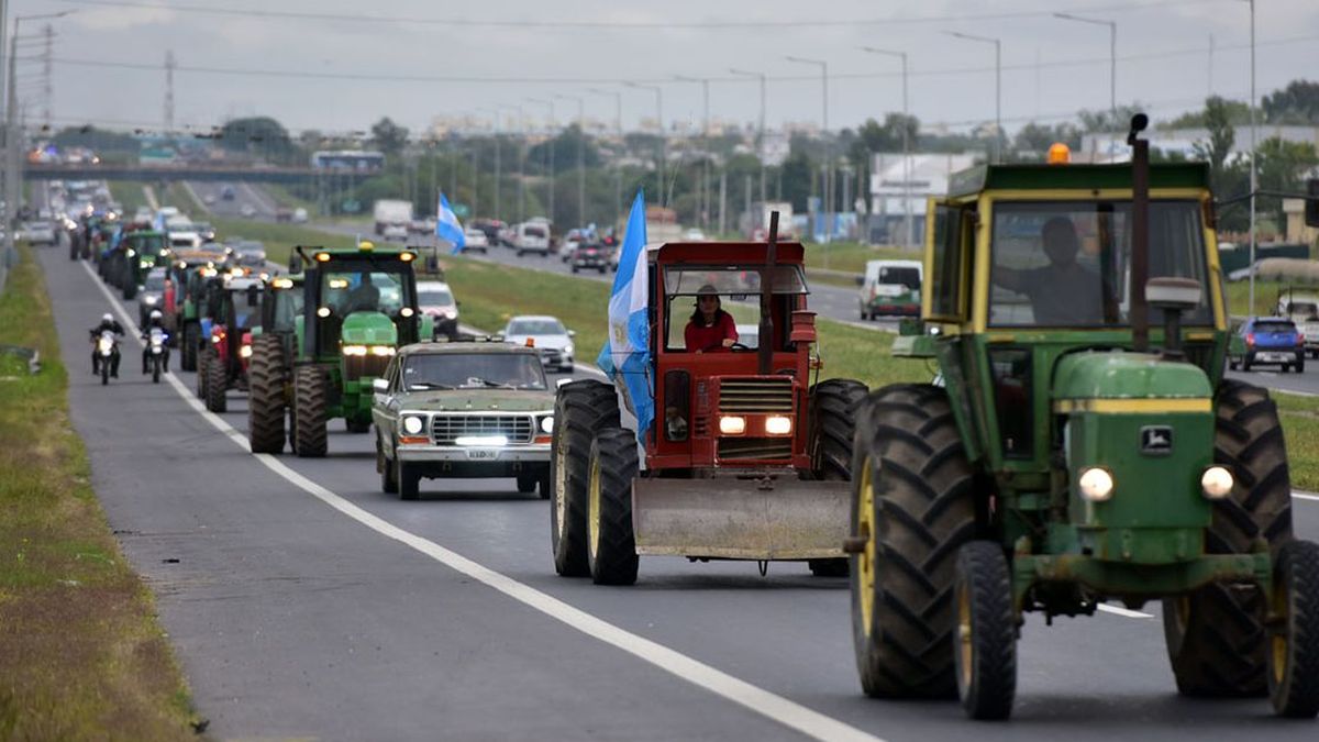 Paro en el campo: las manifestaciones se desarrollarán en diversos puntos del país. El acto central será en la ciudad entrerriana de Gualeguaychú al mediodía (Foto: NA).