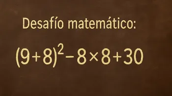 Desafío matemático: una mente brillante lo resuelve en menos de 10 segundos