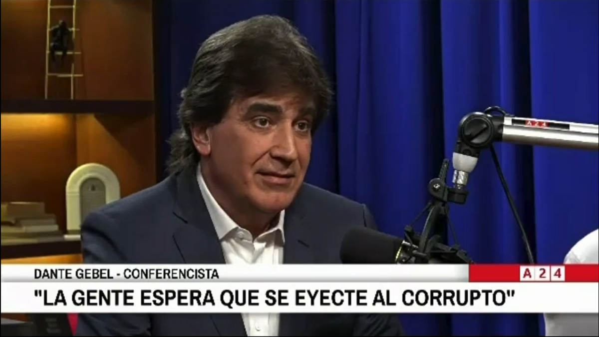 Dante Gebel estuvo en el programa Luis Novaresio Entrevista. (Foto: A24).