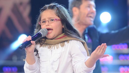 Constanza, la niña revelacón, cantó con su ídolo Jorge Rojas