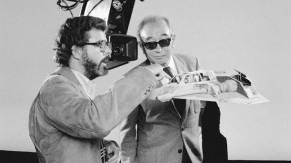George Lucas y Akira Kurosawa