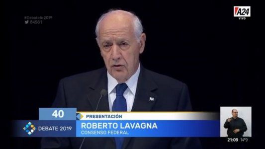 Lavagna aceptó que estuvo incómodo en el debate y reveló cuál será su futuro si no es electo