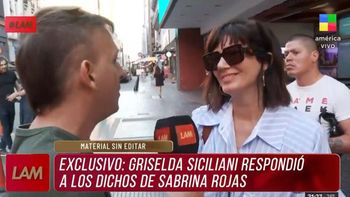 La contundente respuesta de Griselda Siciliani los fuertes dichos de Sabrina Rojas: Me incomoda