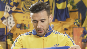 El backstage de la nueva camiseta de Boca con la reacción de los futbolistas