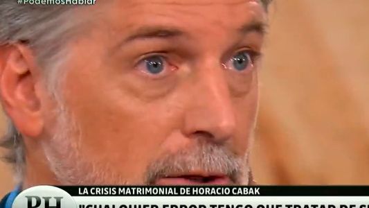 Horacio Cabak habló de su esposa en el programa de Andy Kusnetzoff: Me sorprendió su reacción