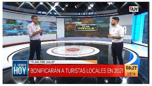 “Plan Previaje”: se lanzaría una bonificación del 50% para el turismo local