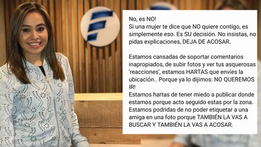 Ella es Jeannette Cuevas, la periodista que habría sufrido de acoso en un canal paraguayo