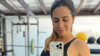 cinthia fernandez mostro las fuertes heridas que tuvo tras su exigida rutina de entrenamiento