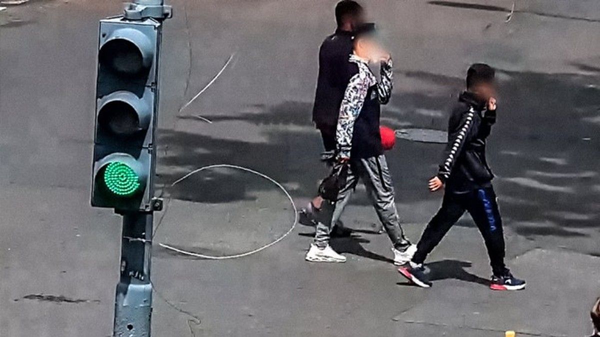 Los jóvenes capturados por robar financieras en La Plata.&nbsp;
