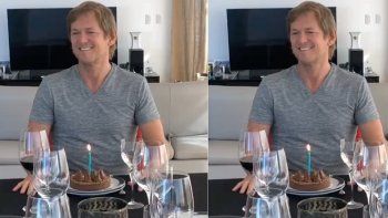 El video del cumpleaños de Jorge Taiana en cuarentena: ¡Con la presencia de Claudia Villafañe!