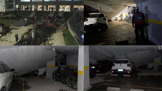 El dramático relato de un vecino que presenció el derrumbe en Parque Patricios: Fue como...