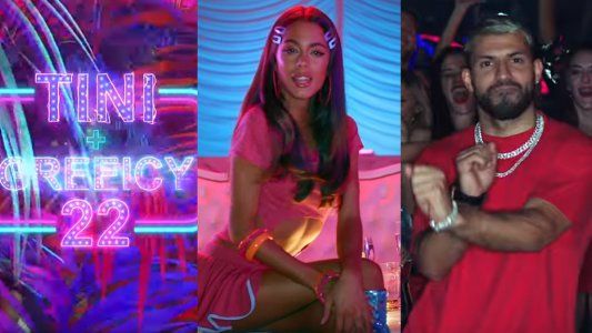 Baile, sensualidad y picardía del Kun Agüero en el videoclip de 22, el nuevo tema de Tini Stoessel