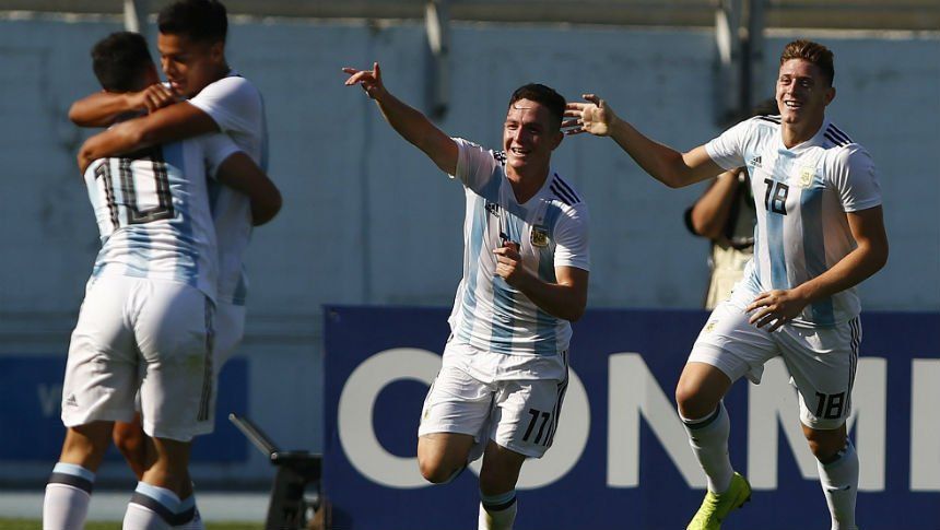 ¡Argentina al Mundial Sub 20! Con goles de Moreno y Maroni derrotó 2-1 a Uruguay