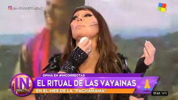 Moria Casán hizo una limpieza energética con huevos