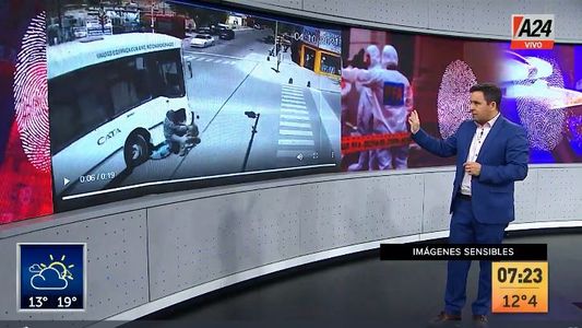 Mendoza: lo atropelló un colectivo y salió caminando