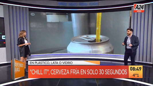 El desafío de enfriar una lata de cerveza en 30 segundos