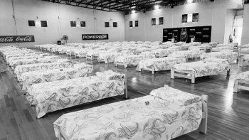 La AFA instaló 120 camas para atender a los contagiados de coronavirus