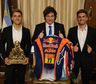 Javier Milei recibió a Luciano Benavides en Casa Rosada tras su histórico triunfo en el Dakar 2026
