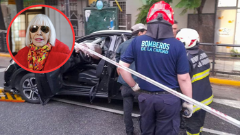 Marta Minujín sufrió un fuerte choque con su camioneta en Monserrat