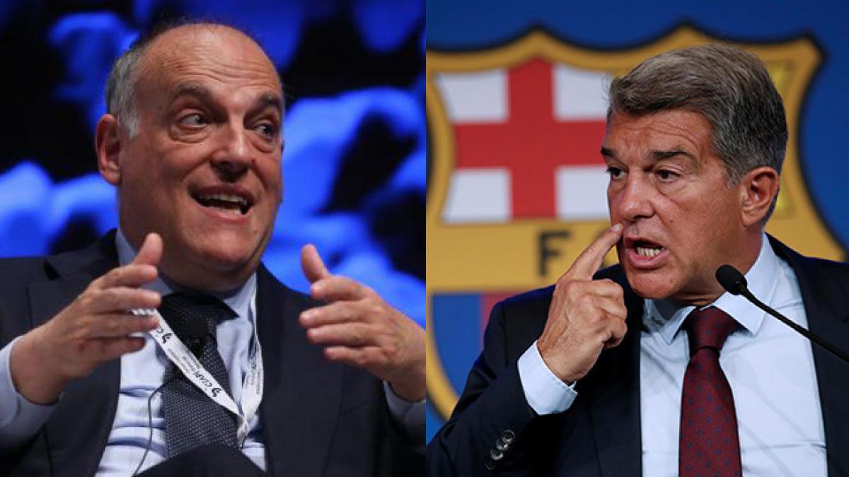 Javier Tebas y Joan Laporta