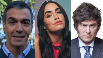 La respuesta irónica a Javier Milei a Pedro Sánchez. (Foto: A24.com)