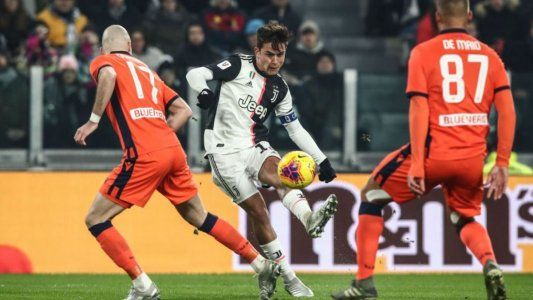 Show de Dybala y golazo de Higuaín en el 4-0 de Juventus ante Udinese por la Copa Italia