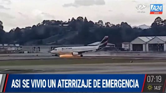 Colombia: así se vivió un desesperante aterrizaje de emergencias