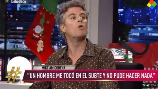 La confesión de Mike Amigorena: Un hombre me tocó en el subte
