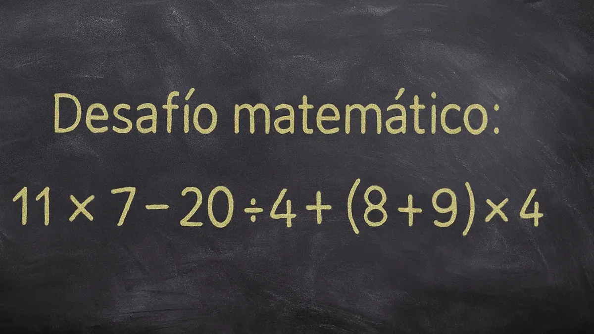 La regla esencial para resolver este desafío matemático es conocido como PEMDAS (por sus siglas en inglés) o jerarquía de operaciones.