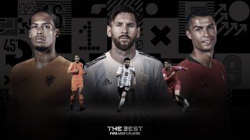 Messi, Cristiano Ronaldo y Van Dijk son los finalistas a ganar el premio The Best que entrega la FIFA
