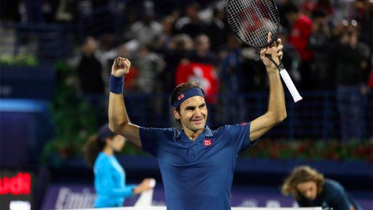 Federer se consagró en el ATP 500 de Dubai y llegó a los 100 títulos en el circuito